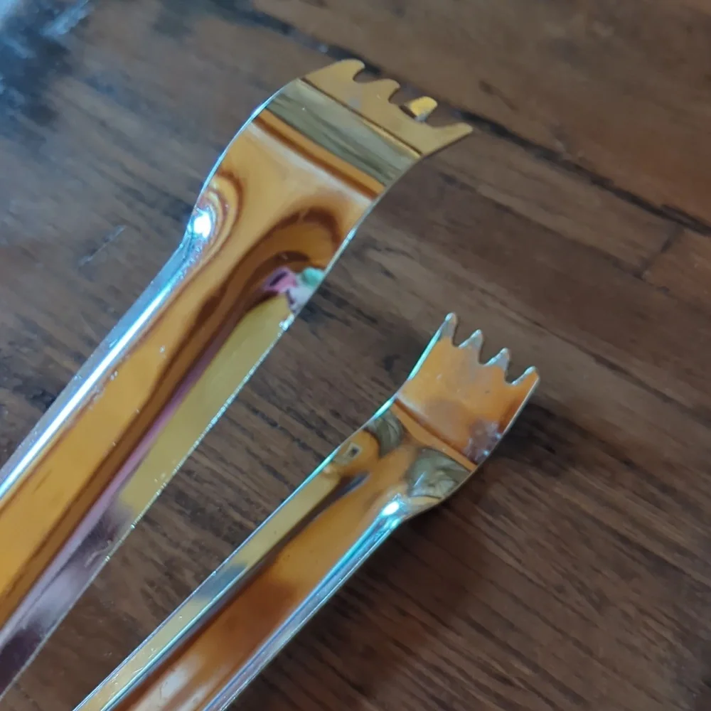 EUC Vintage Androck Chrome Plate BBQ Utensils - Three Piece Set.